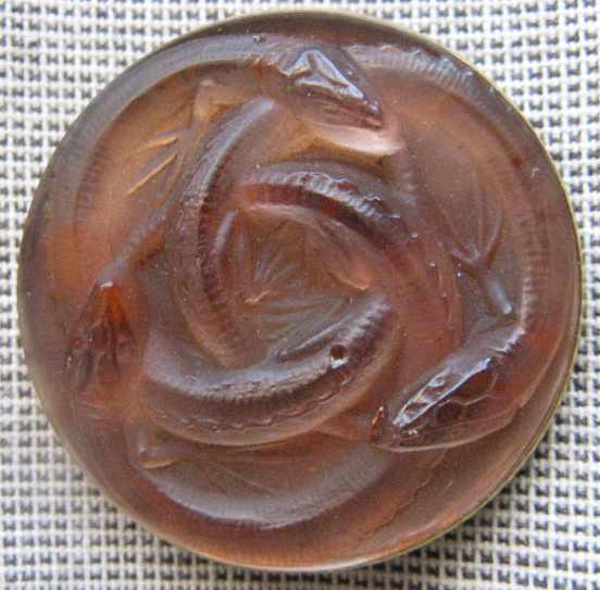 Rene Lalique Lezards Stickpin