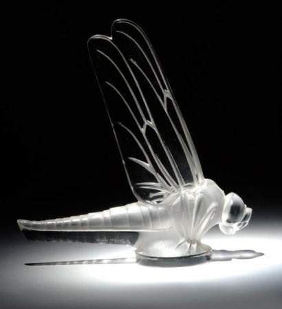 Rene Lalique Libellule Grande Paperweight