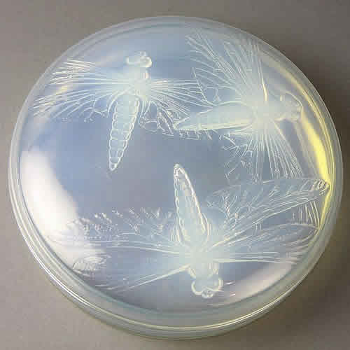 Rene Lalique Powder Box Libellules