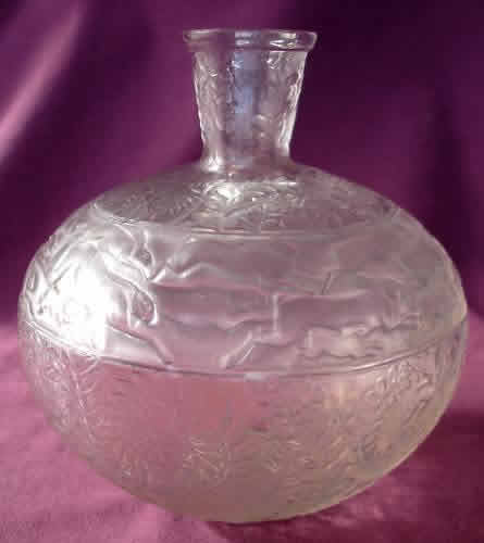 Rene Lalique Vase Lievres
