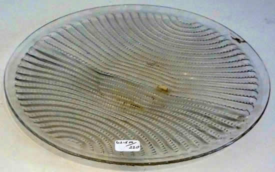 Rene Lalique Plate Lignes