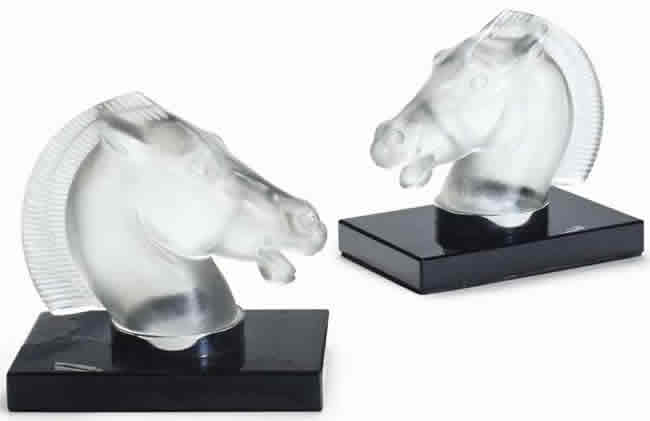 Rene Lalique Bookend Longchamp-A