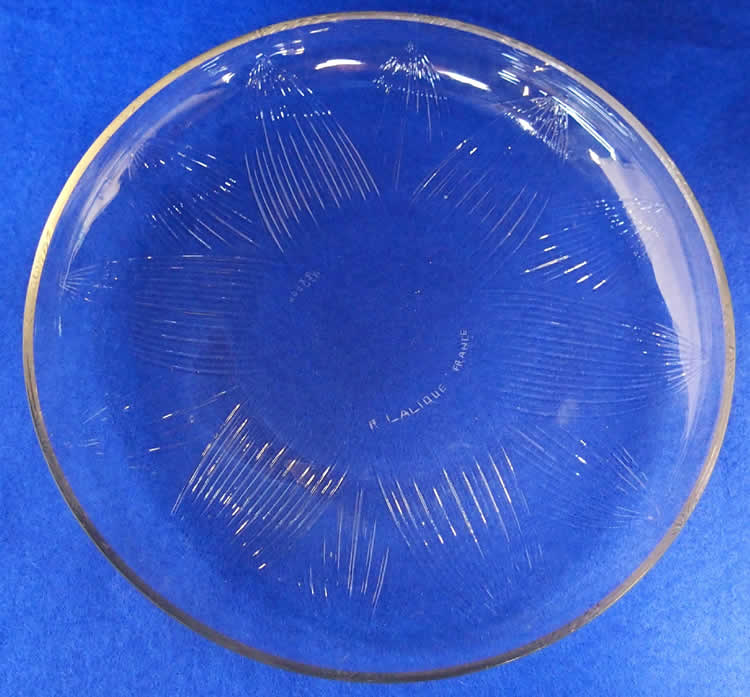 Rene Lalique Plate Lotus