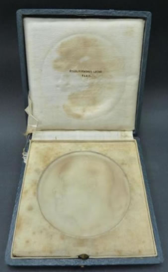 Rene Lalique Medallion Louis Pasteur