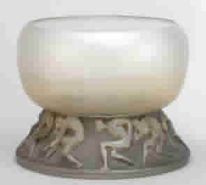 Rene Lalique Lutteurs Vase