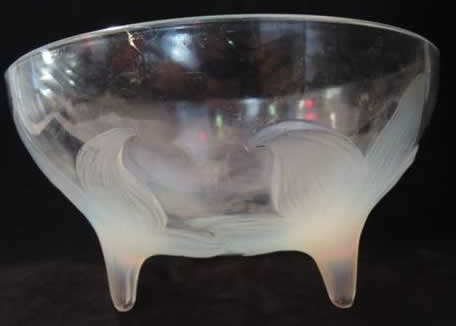 Rene Lalique Footed Bowl Lys