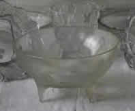 Rene Lalique Footed Bowl Lys