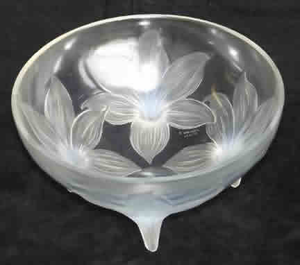 Rene Lalique Iridescent Bowl Lys