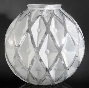 Rene Lalique Light Fixture Majestic