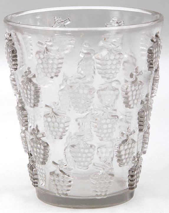 Rene Lalique Vase Malaga