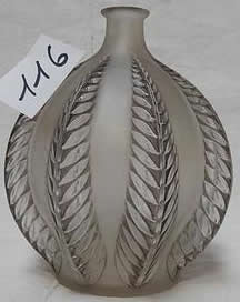 Rene Lalique Vase Malines