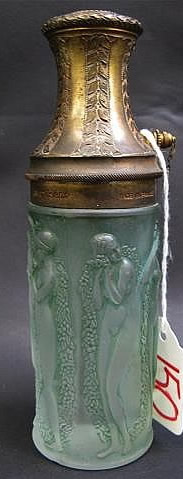 Rene Lalique Figurines Et Guirlandes Atomizer