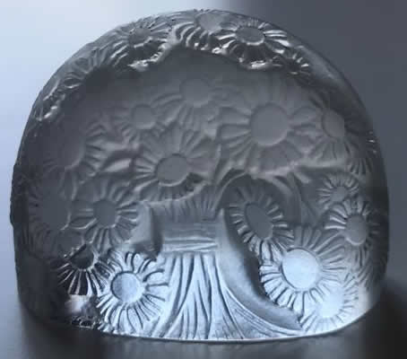Rene Lalique Menu Holder Marguerites
