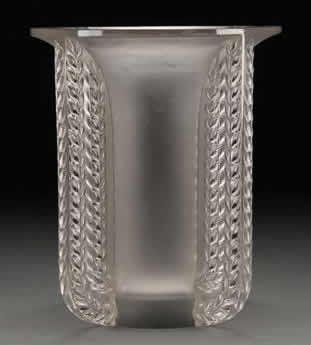 Rene Lalique Vase Marignane