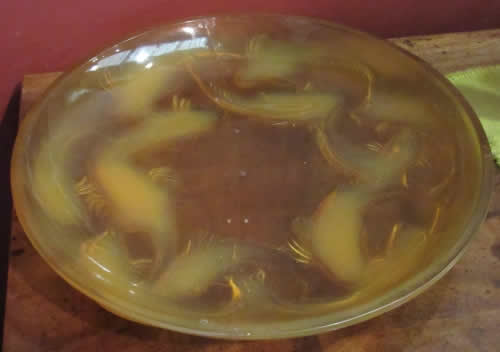 Rene Lalique Bowl Martigues