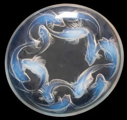 Rene Lalique Shallow Bowl Martigues