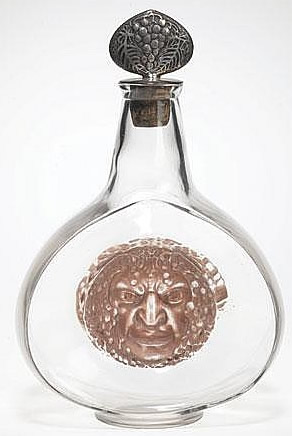 Rene Lalique Masques-3 Decanter