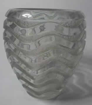Rene Lalique Vase Meandres