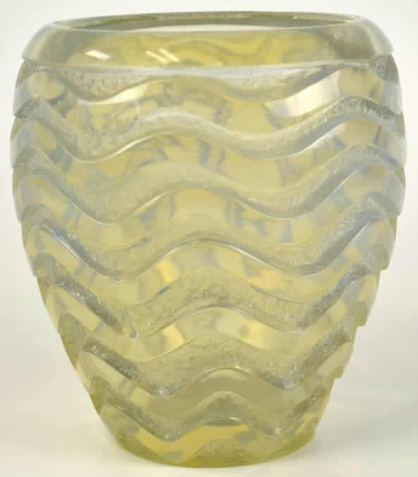 Rene Lalique Vase Meandres