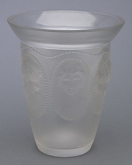 Rene Lalique Vase Medaillons