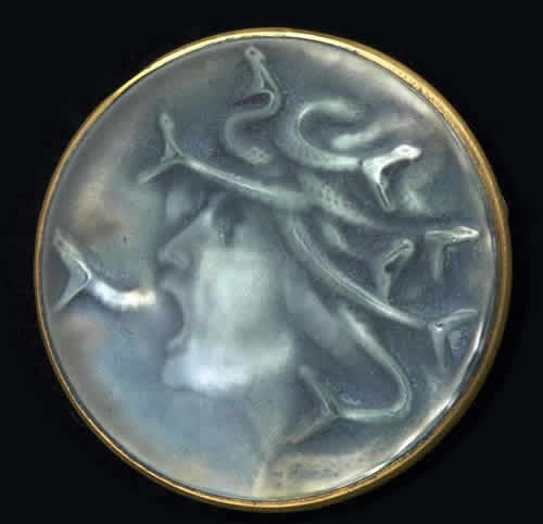 Rene Lalique Meduse De Profil Brooch