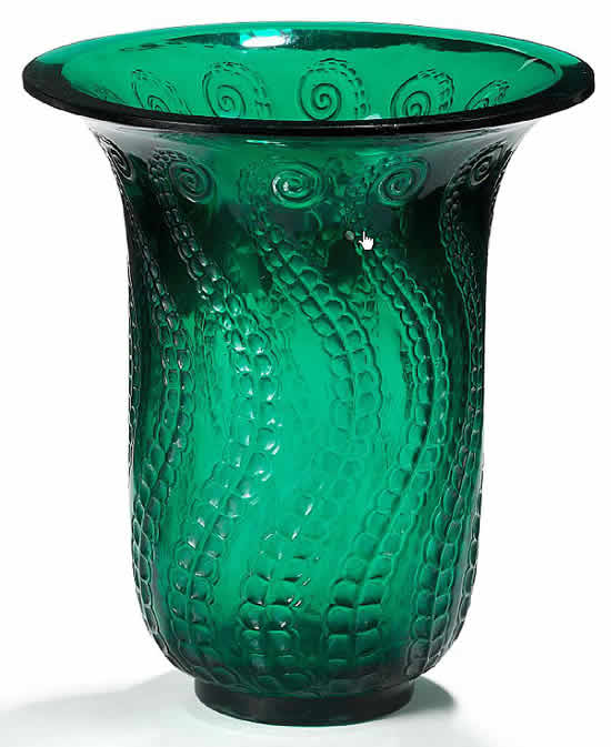 Rene Lalique Vase Meduse