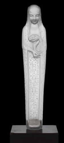 Rene Lalique Statue Source De La Fontaine Melite