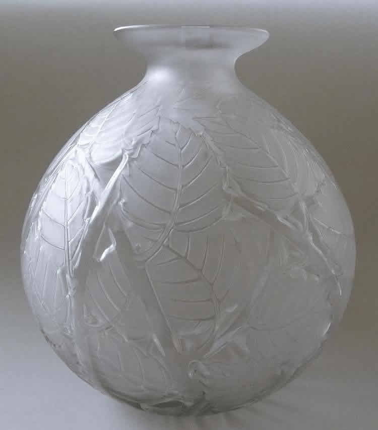 Rene Lalique Vase Milan