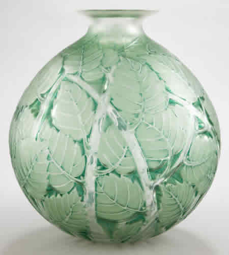 Rene Lalique Vase Milan