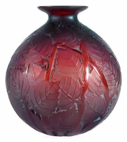 Rene Lalique Vase Milan