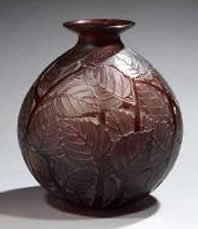 Rene Lalique Vase Milan