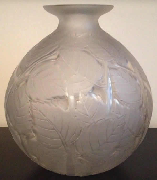 Rene Lalique Vase Milan