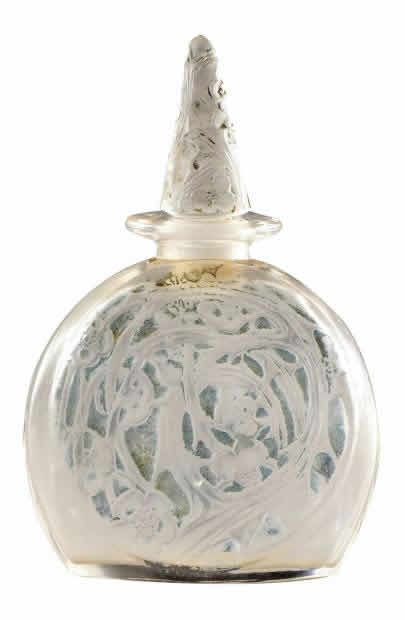 Rene Lalique Perfume Bottle Mimeomai
