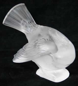 Rene Lalique Paperweight Moineau Coquet
