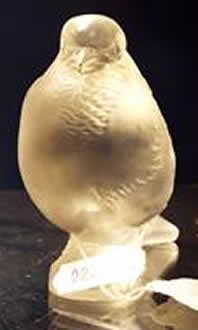 Rene Lalique Paperweight Moineau Fier