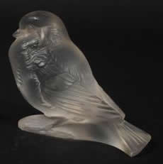 Rene Lalique Paperweight Moineau Fier