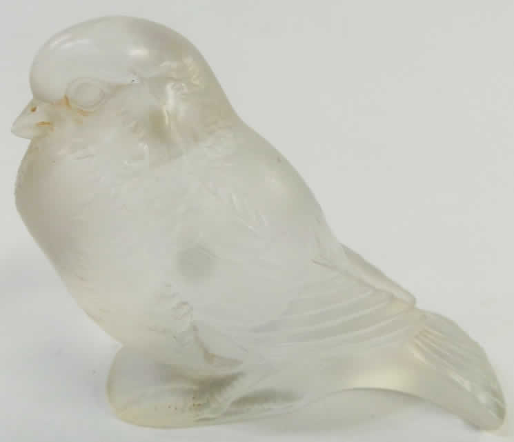 Rene Lalique Paperweight Moineau Fier