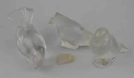 Rene Lalique Paperweight Moineau Fier