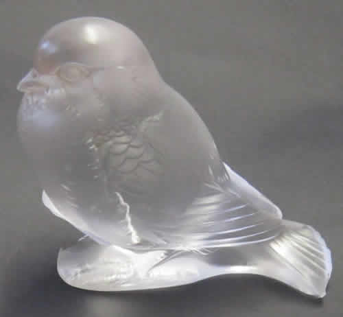 Rene Lalique Paperweight Moineau Fier