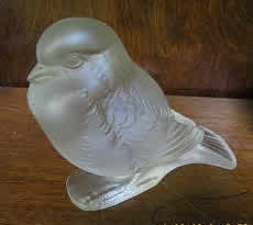 Rene Lalique Paperweight Moineau Fier