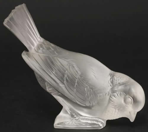 Rene Lalique Paperweight Moineau Hardi