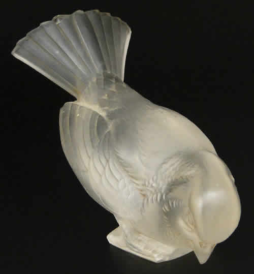 Rene Lalique Paperweight Moineau Hardi