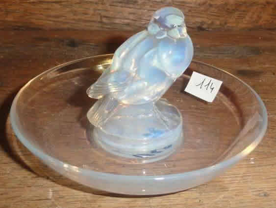 Rene Lalique Pin Dish Moineau