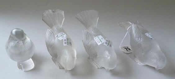 Rene Lalique Paperweight Moineau Timide