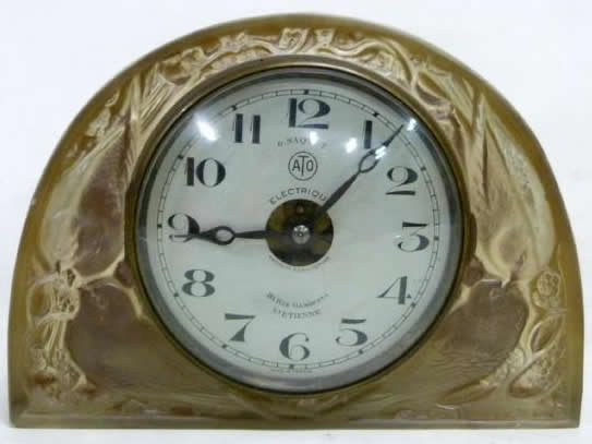 Rene Lalique Pendule Moineaux