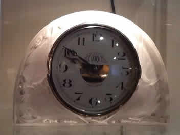 Rene Lalique Clock Moineaux