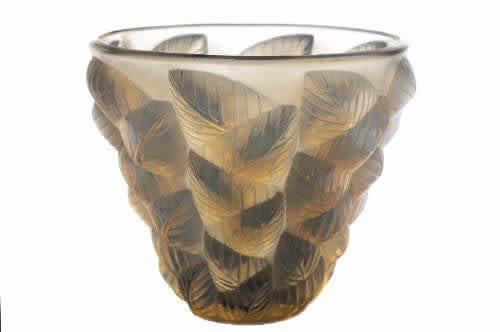 Rene Lalique Vase Moissac