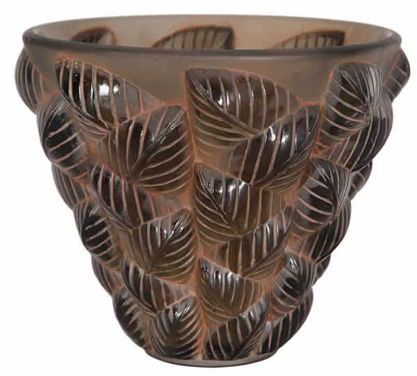 Rene Lalique Vase Moissac