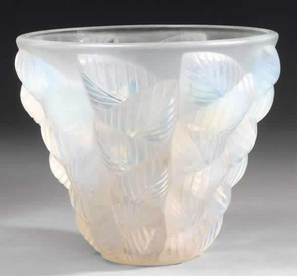 Rene Lalique Vase Moissac