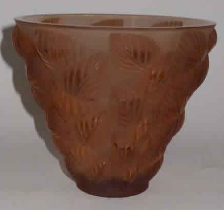 Rene Lalique Vase Moissac